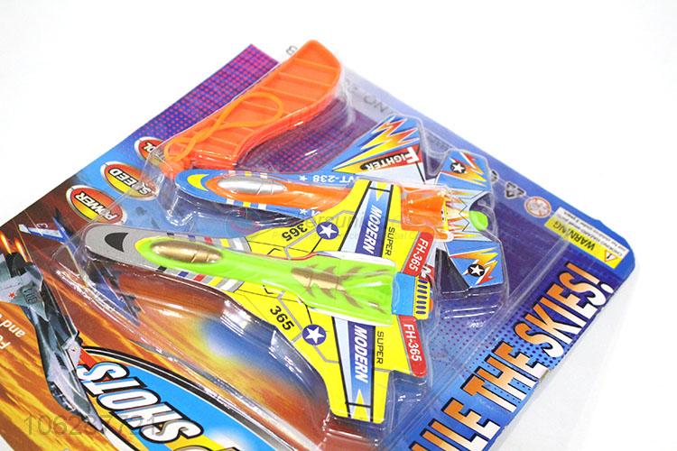 High Sales Children Plastic Launch Glider Small Plastic Toy Airplane