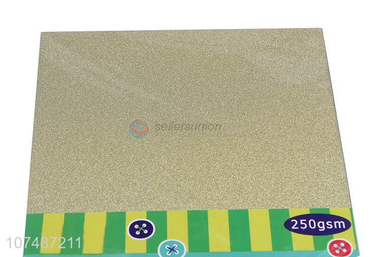 Premium quality 250g 10 sheets colour paper holographic card paper