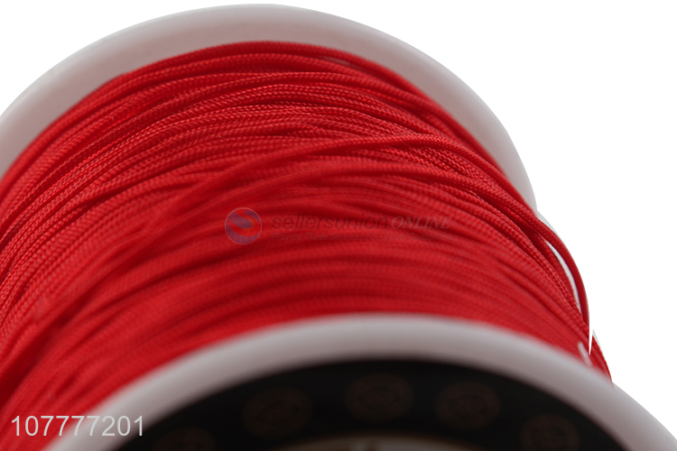 Hot sale 5mm red string diy handmade pendant rope jewelry accessories