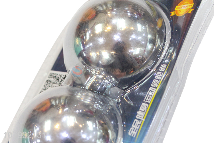 Private label galvanized iron hand massage balls fitness roller balls