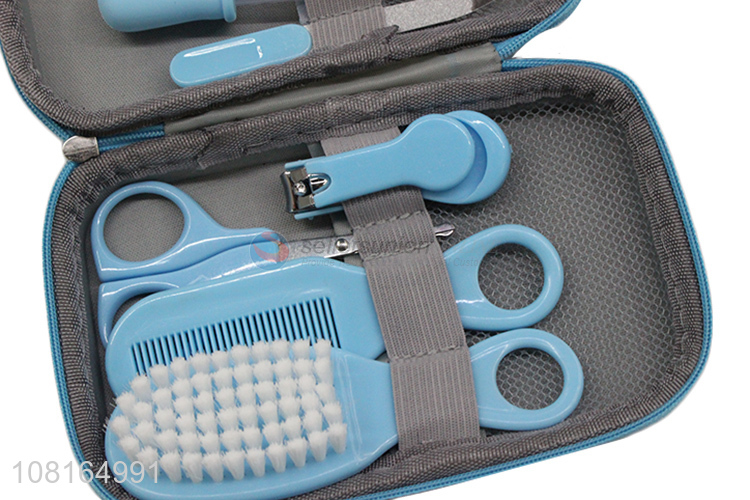 Hot selling blue portable baby care kit grooming kit