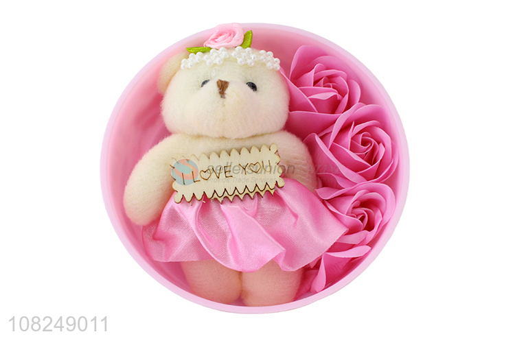 China products creative girls gifts set cute bear for Valentine's Day