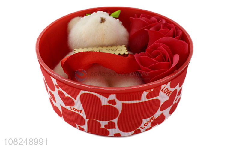 Top sale Valentine's Day girlfriend gifts set with flower