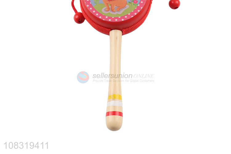 Good Sale Wooden Rattle Drum Chinese Hand Drum For Children