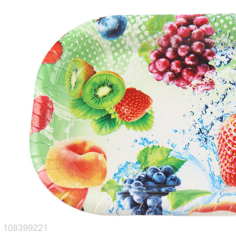 Good quality rectangular serving tray home kitchen fruit pallet