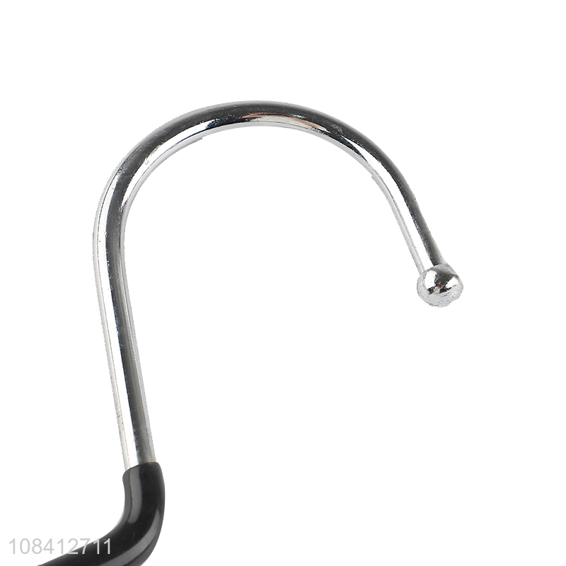 Popular design pvc coating metal pant hanger nonslip trousers hanger