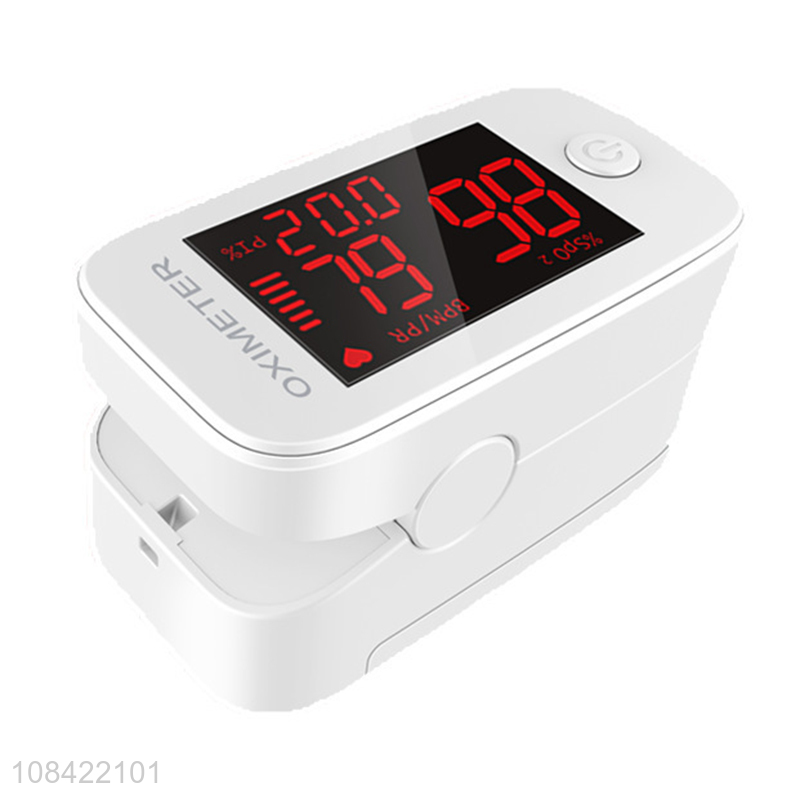 Hot selling fingertip pulse oximeter blood oxygen saturation monitor with lanyard