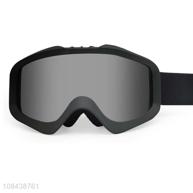 Wholesale TPU frame uv protection anti-fog ski goggles snow goggles for men women