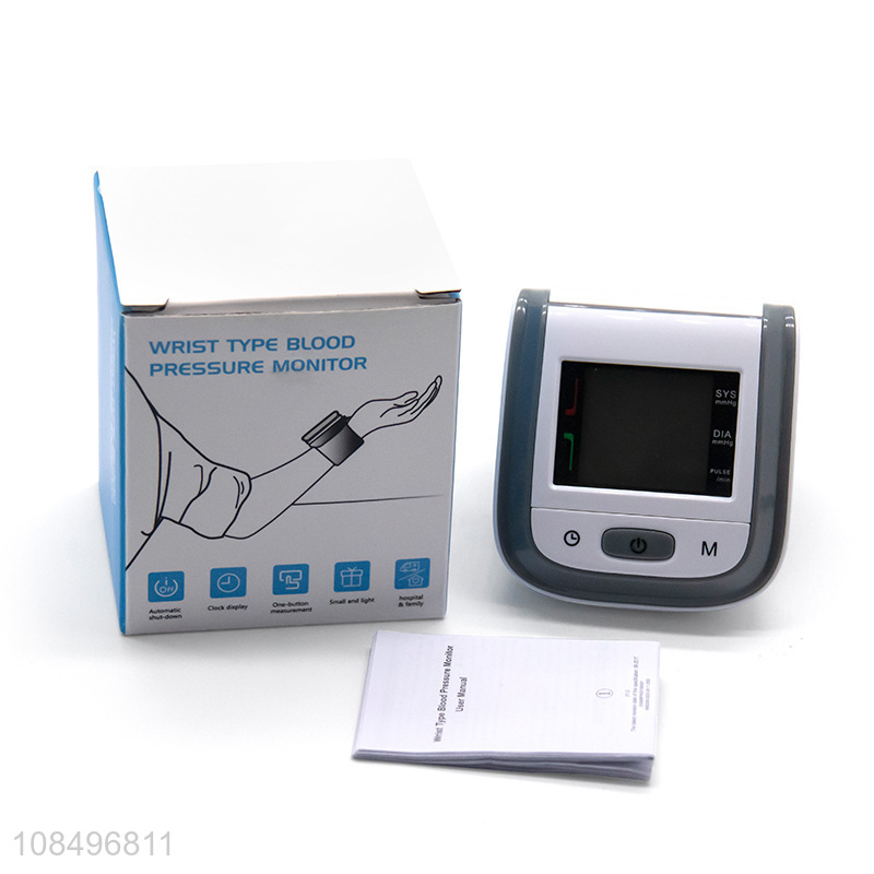 High quality automatic wrist electronic sphygmomanometer