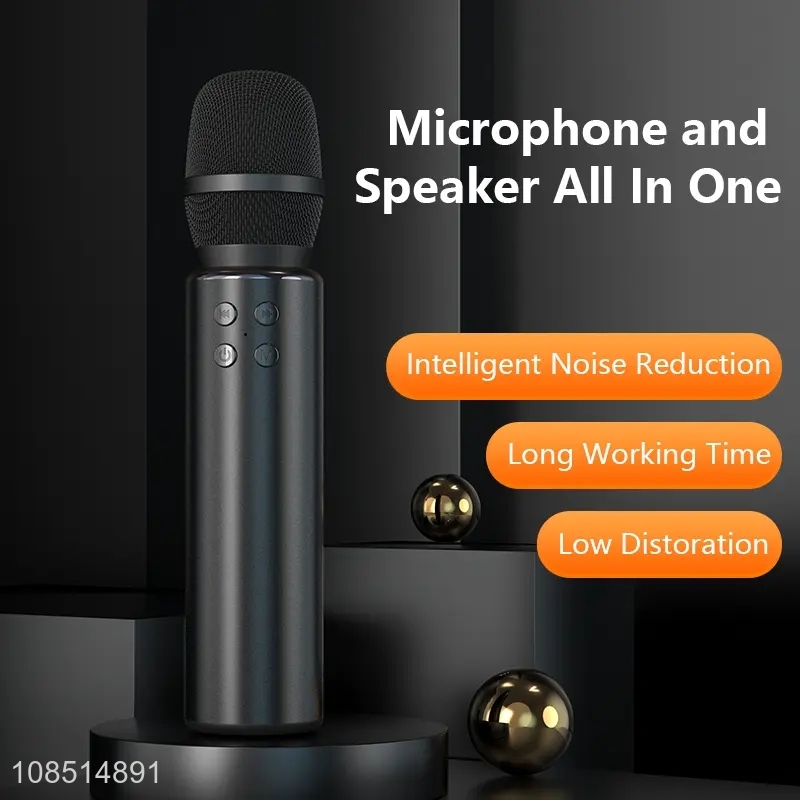 Wholesale aluminium alloy ktv microphone handheld wireless karaoke microphone