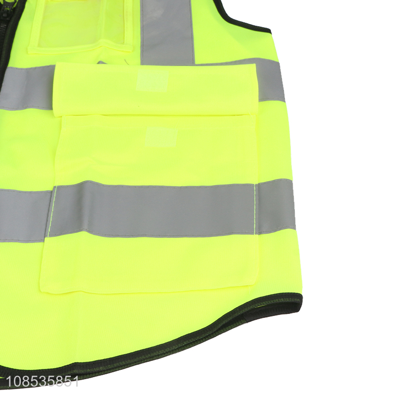 Good quality reflective safety vest construction vest for adults