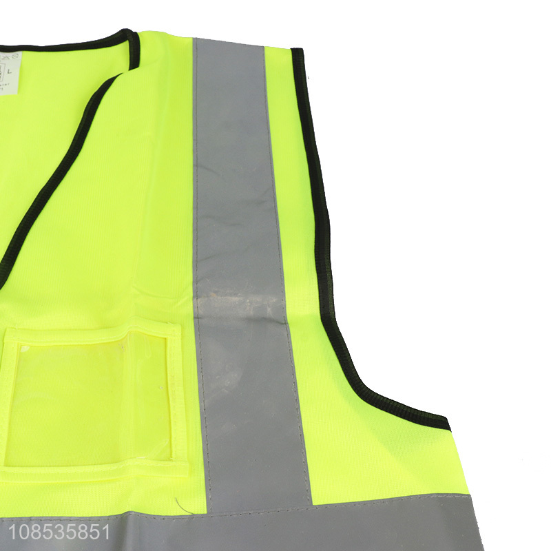 Good quality reflective safety vest construction vest for adults