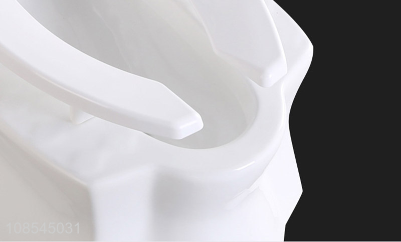 New product glazed dual purpose one piece ceramic washdown toilet