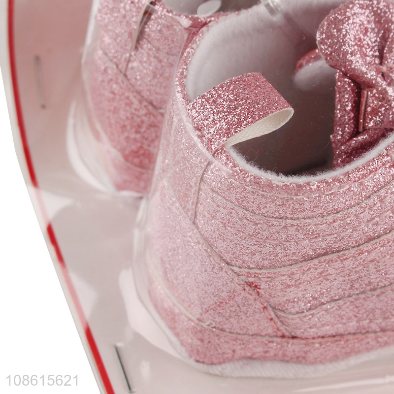 China products girls pink baby casual shoes for sale