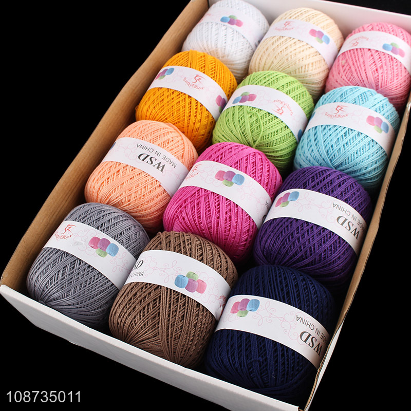 New product 80g/pc 100% cotton embroidery threads crochet threads