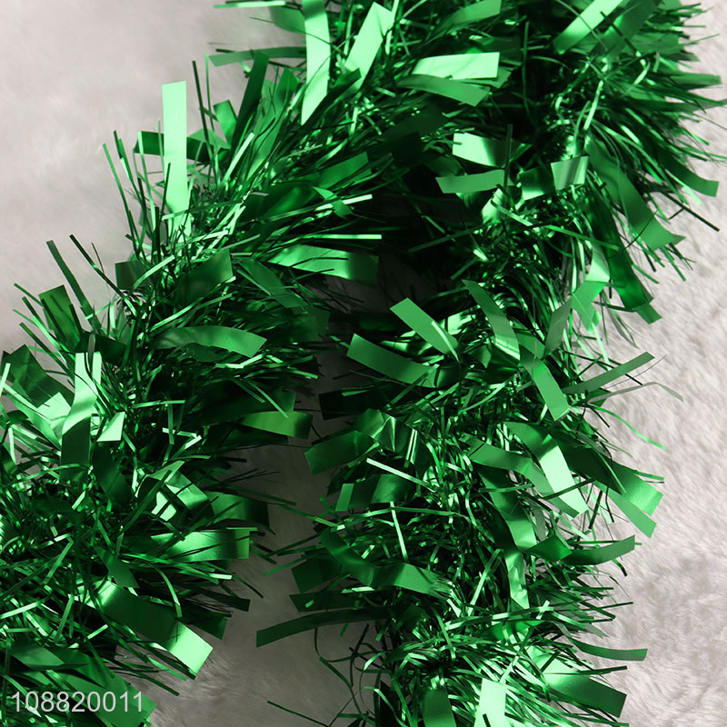 New product Christmas tinsel garland for Xmas tree decor