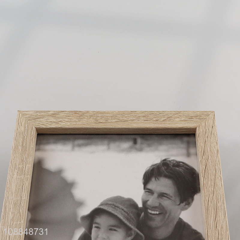 Low price home decor desktop mdf photo frame for family