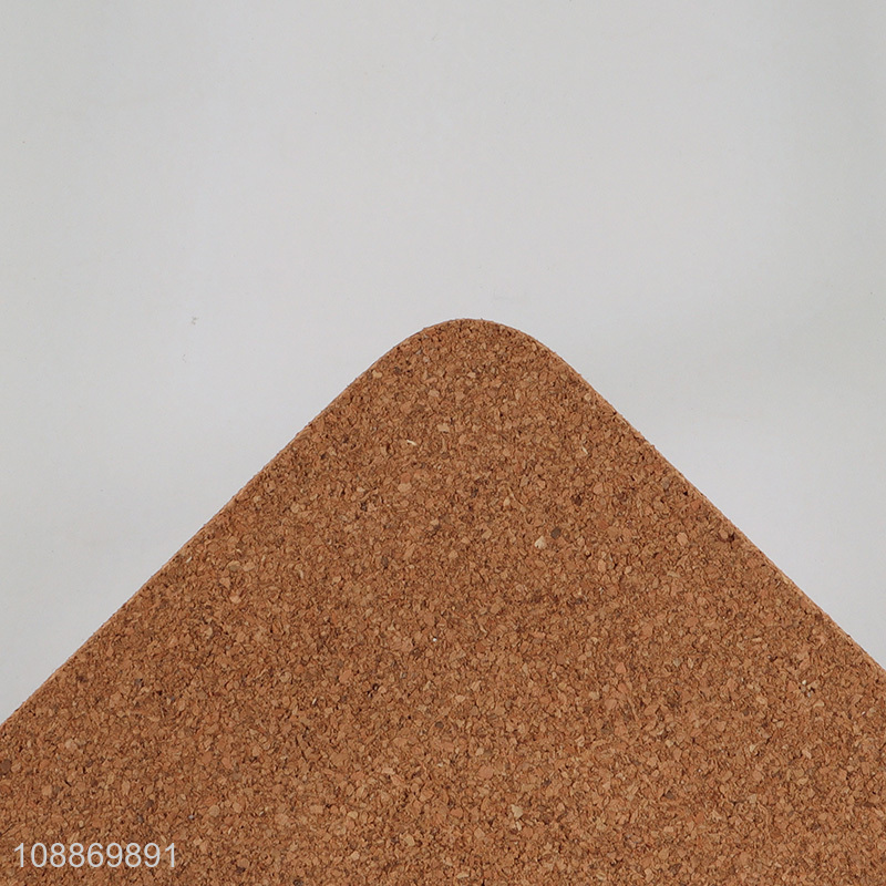 High quality square thick absorbent cork coasters cork boards for drinks