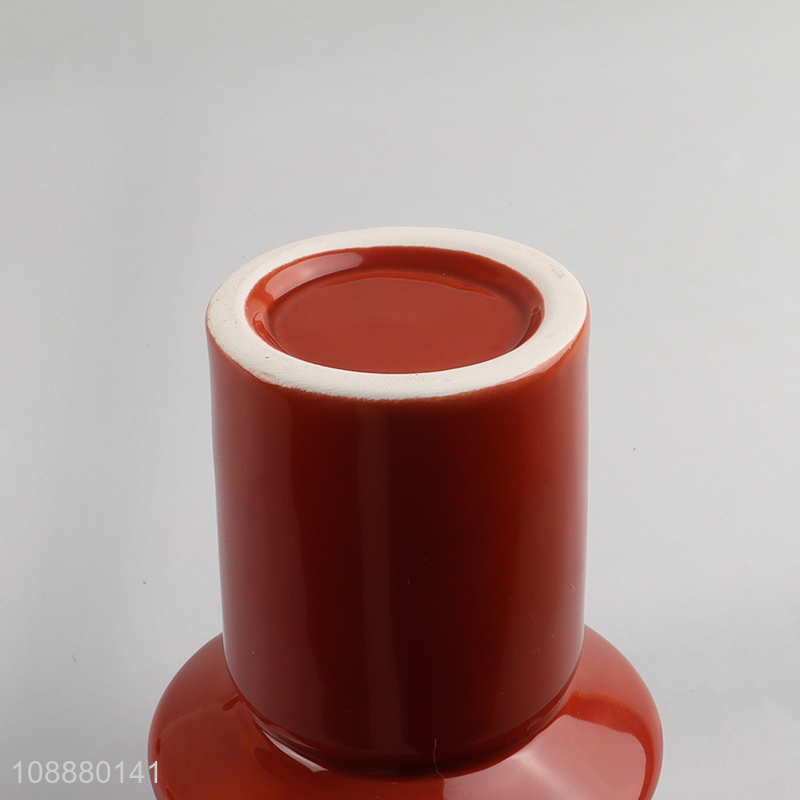 Online Wholesale Ceramic Candle Holder Taper Candlestick for Home Decor