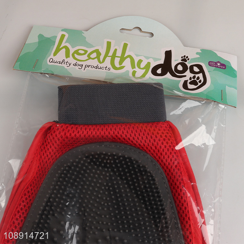 Wholesale pet dog cat grooming gloves pet hair remover tools