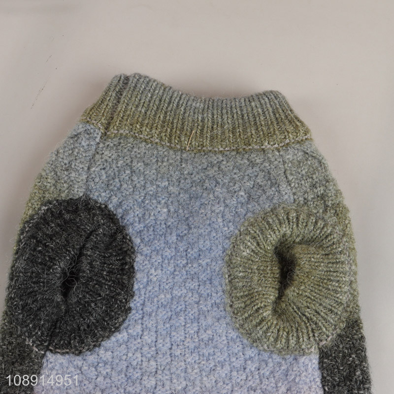 High quality dog clothes knitted dog sweater for small dogs