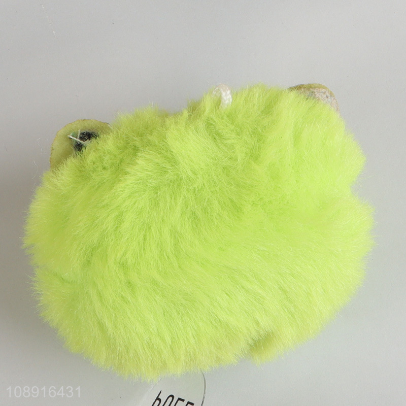 Good quality fun kitten toy ball plush chirping frog catnip toy