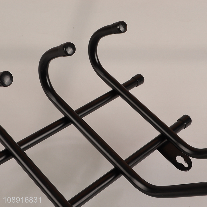 Yiwu market black metal hook wall mounted hook for garage