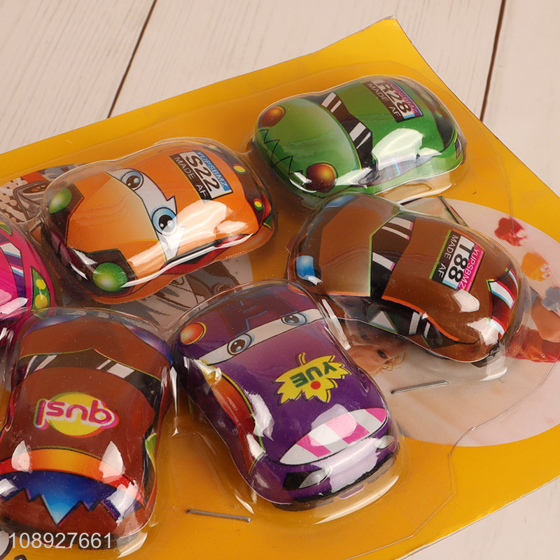 Hot Sale 6PCS Plastic Toy Racing Car Mini Toy Vehicles for Toddlers