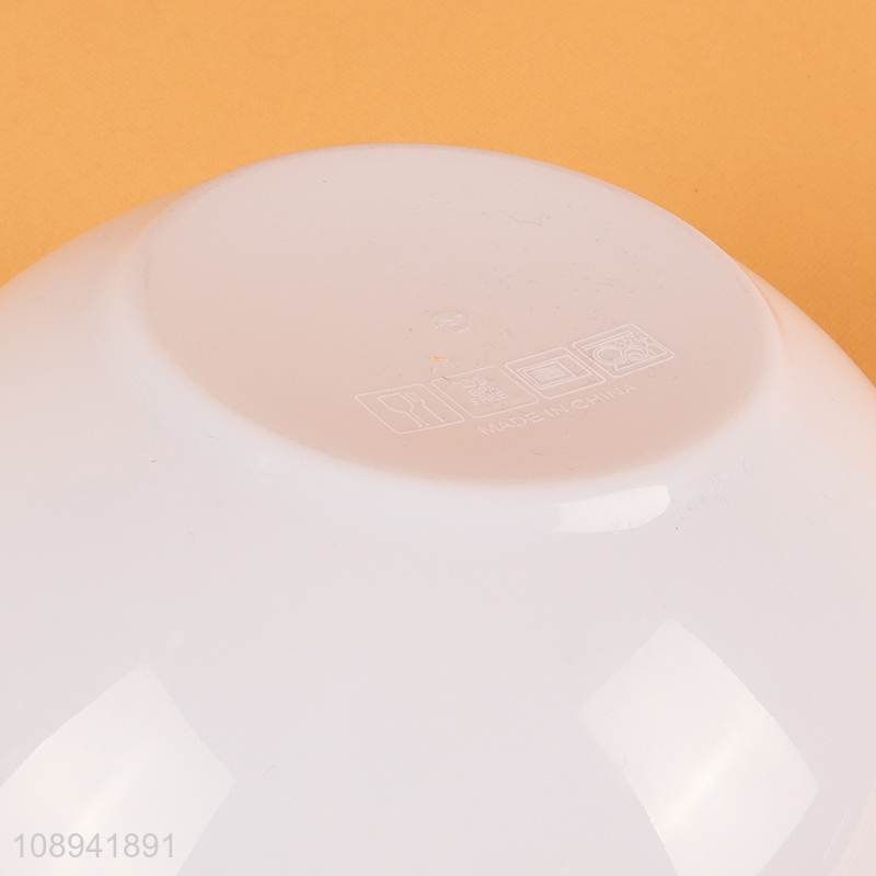 Good Quality Round BPA Free Plastic Salad Snack Bowl with Lid