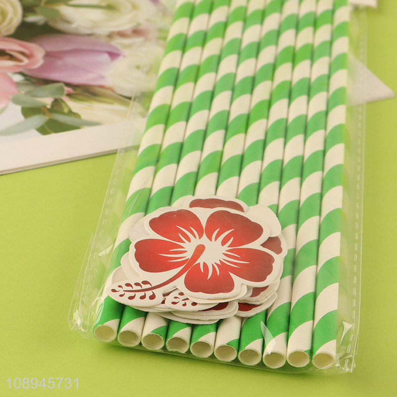 Factory Price Flower Drinking Straws Decorative Party Straws