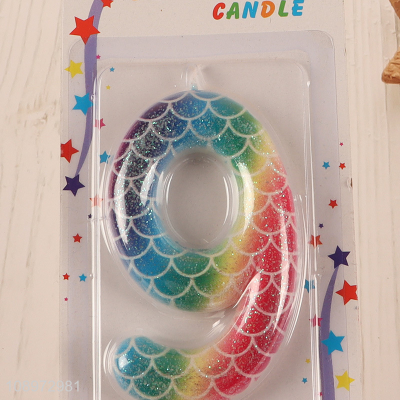 China products birthday cake candle number9 candle for decoration