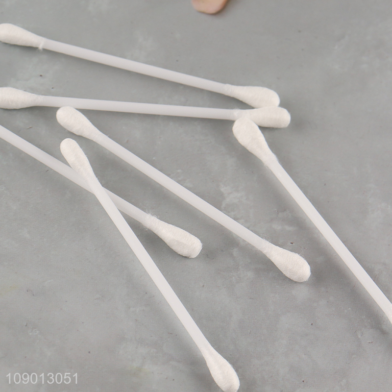 China Imports 200 Count Double-Tipped Cotton Swabs with Plastic Sticks