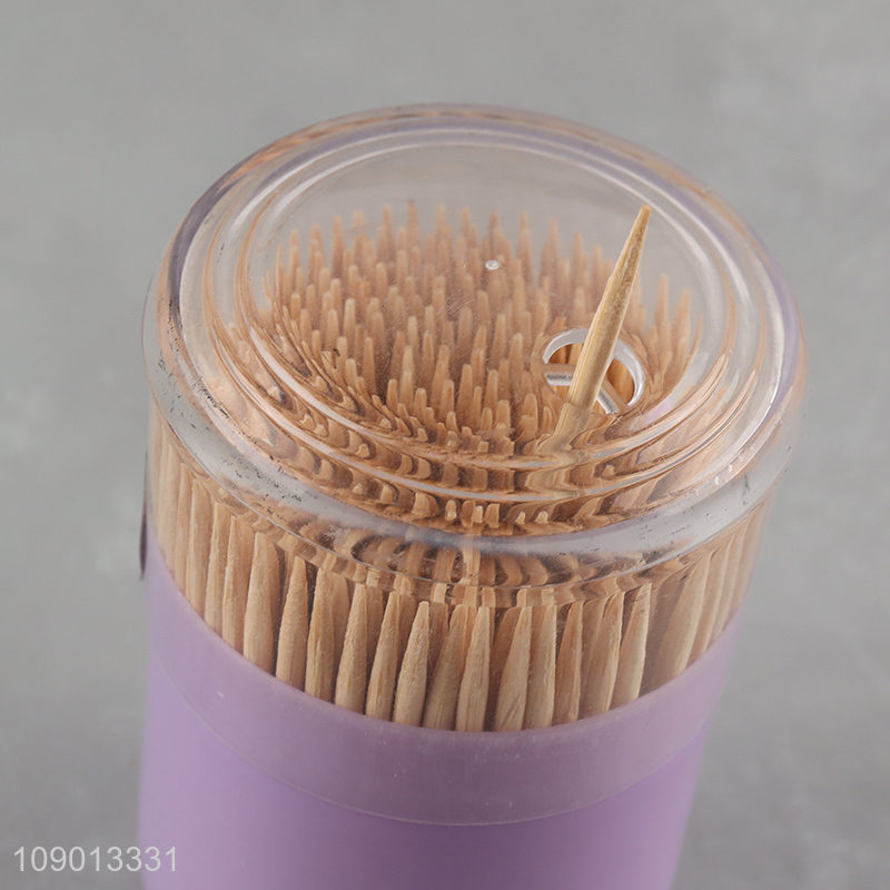 Online Wholesale 300 Count Double Points Natural Bamboo Toothpicks