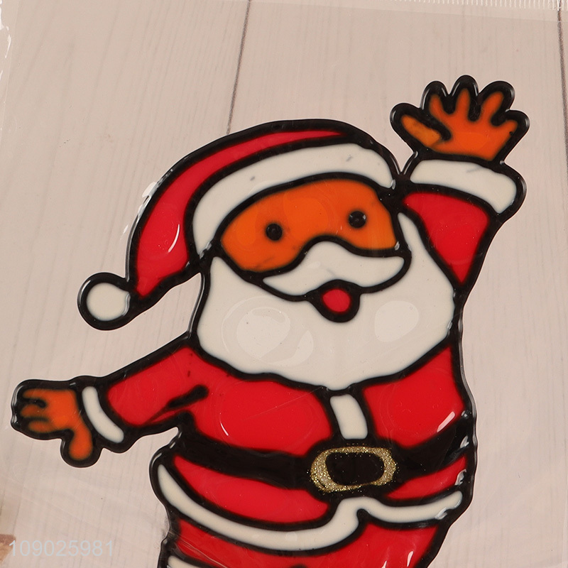 Hot Selling PVC Christmas Window Stickers for Christmas Window Decoration