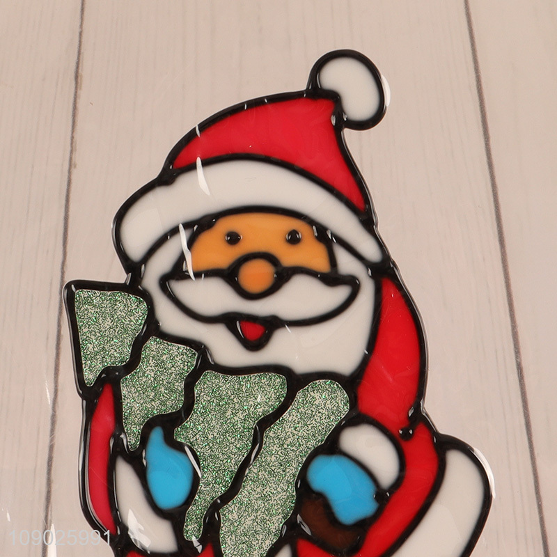 Good Quality PVC Christmas Window Clings Thick Reusable Window Stickers