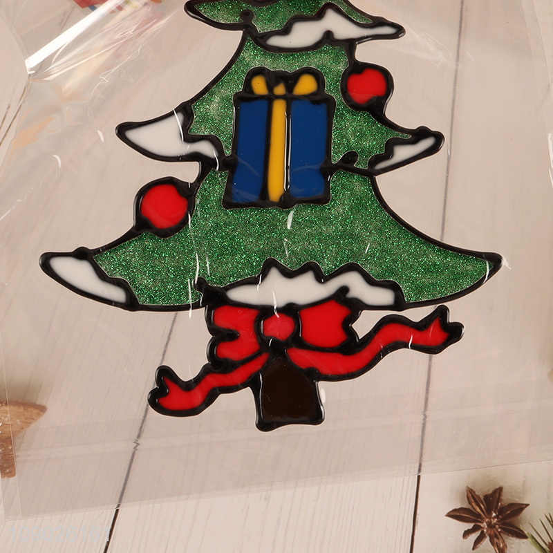 Factory Price PVC Christmas Window Clings for Window & Glass Decoration