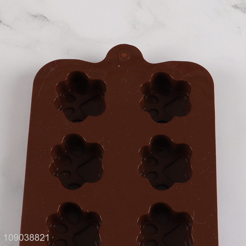 Hot Sale 10-Cavity Food Grade Reusable Silicone Chocolate Candy Jelly Molds