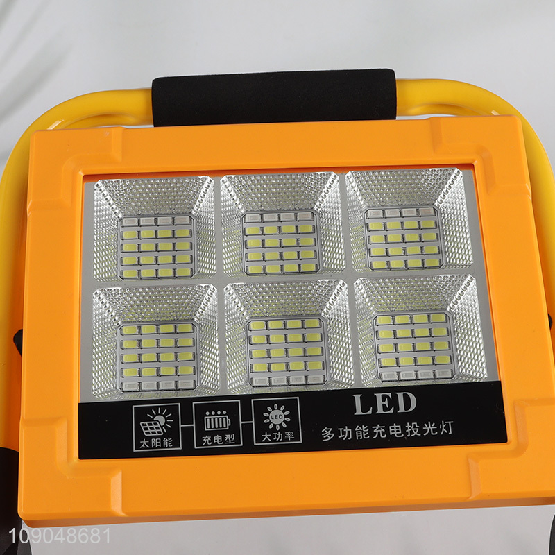 Wholesale Portable LED Solar Work Light Rechargeable Outdoor Camping Light