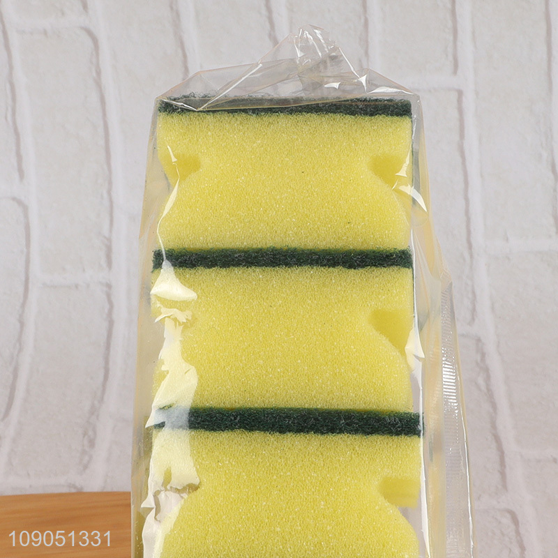 Hot Sale 5 Pieces Heavy Duty Scrub Sponges for Washing Dishes Pans Pots