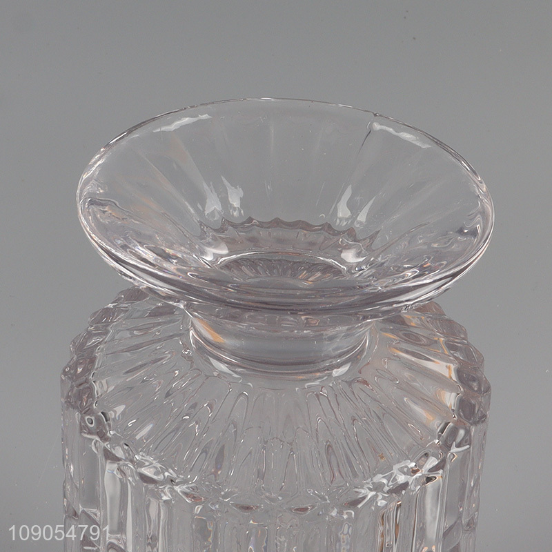 Top products clear glass tabletop decoration floral vase flower vase