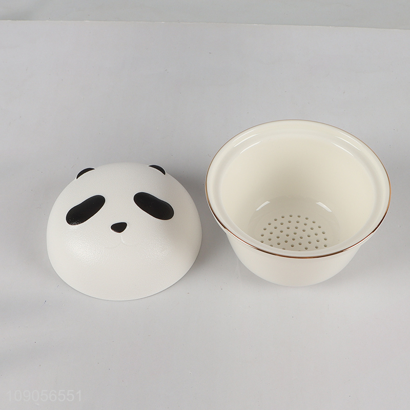 Top products panda series Chinese-Style ceramic teapot teacup set for sale