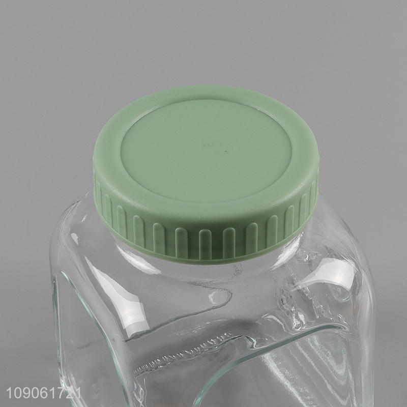 China supplier clear glass storage jar honey jam jar for home kitchen