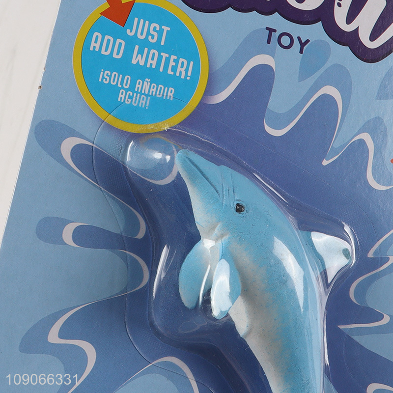 Popular products dolphins shape tpr growing up toys for children